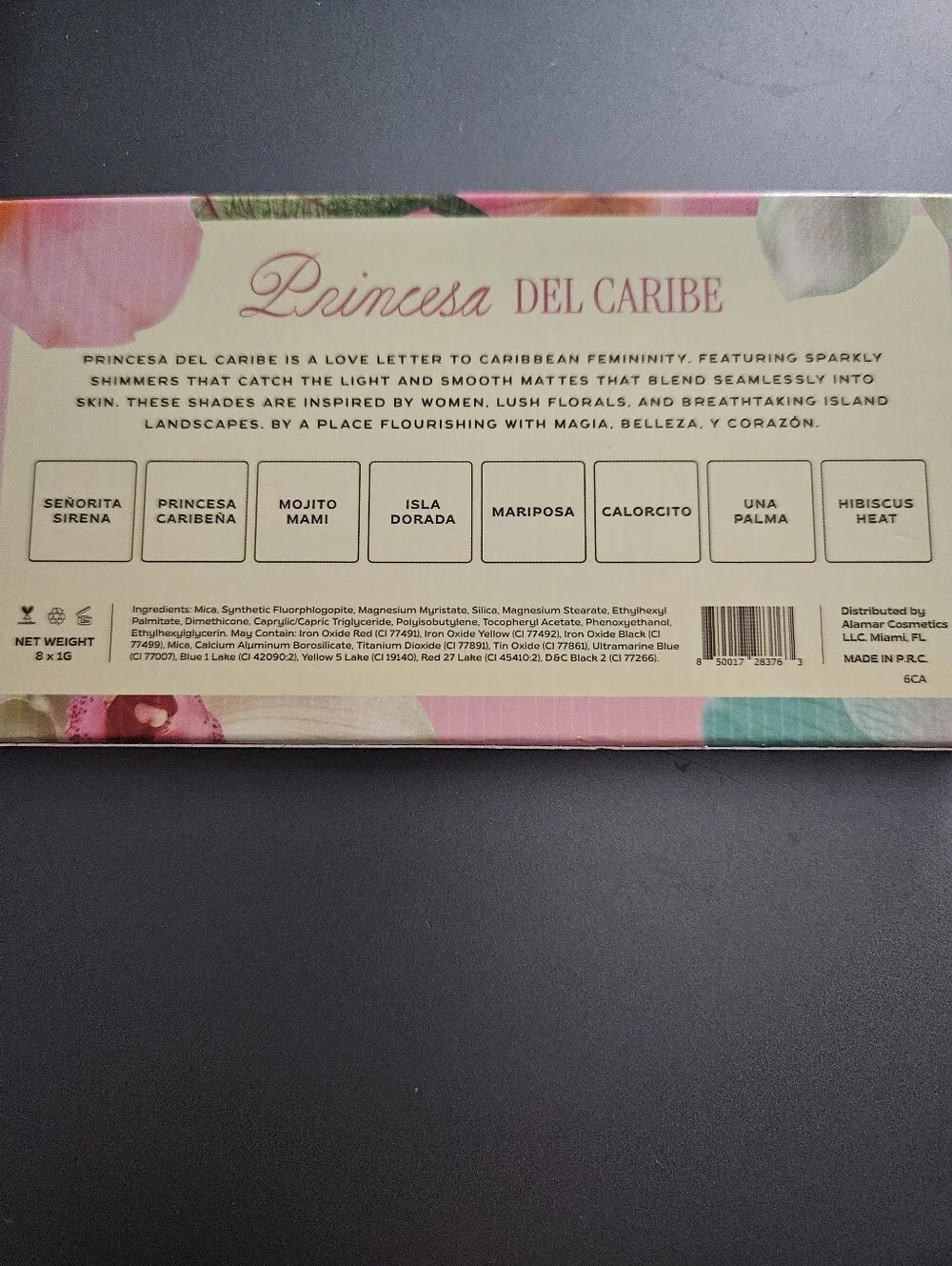 Alamar Cosmetics Princesa Del Caribe Pressed Pigment Palette